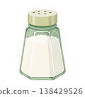 Cute Cartoon Glass Salt Shaker Vector Illustration 138429526