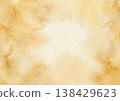 Pale orange watercolor background, gentle hand-drawn style texture material. 138429623