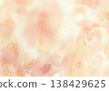 Pale yellow watercolor background, gentle hand-drawn style texture material. 138429625