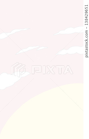 雲、山丘、垂直、粉紅色背景 雲、山丘、垂直、粉紅色背景 138429651