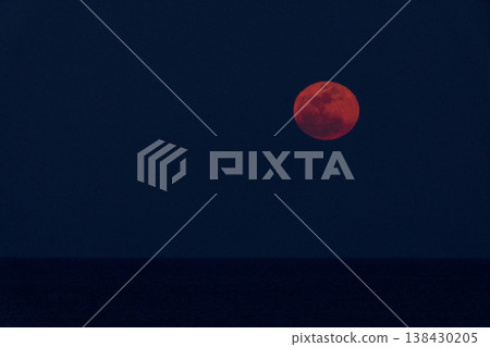 A beautiful full moon A beautiful full moon 138430205