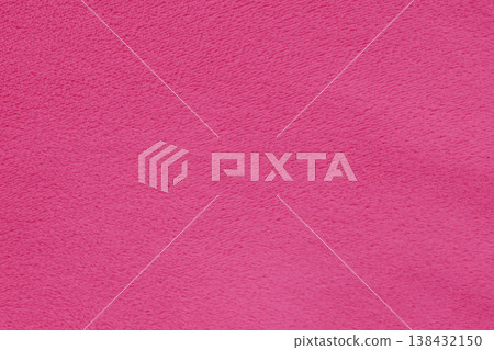 Macro photo of a soft pink microfiber texture. The close-up reveals a dense, fuzzy fiber structure with gentle light transitions, creating a velvety and tactile surface Macro photo of a soft pink microfiber texture. The close-up reveals a dense, fuzzy fiber structure with gentle light transitions, creating a velvety and tactile surface 138432150
