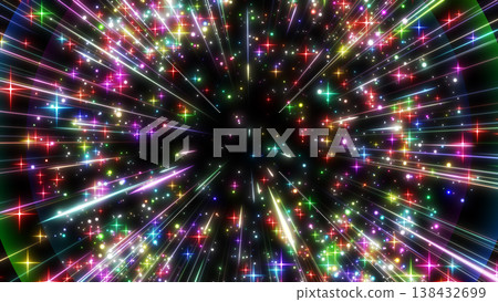 色彩繽紛的閃光特效爆發和飛濺衝擊效果背景 色彩繽紛的閃光特效爆發和飛濺衝擊效果背景 138432699