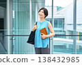 一位神采奕奕的女商人面帶微笑,手裡拿著筆記本,背景是一棟辦公大樓。 一位神采奕奕的女商人面帶微笑,手裡拿著筆記本,背景是一棟辦公大樓。 138432985