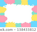 Colorful speech bubble frames 138433812