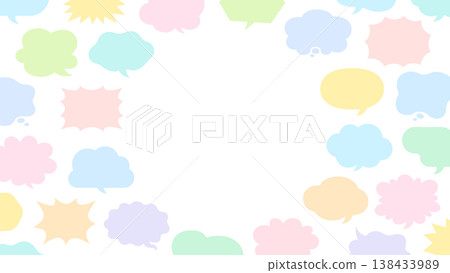 Various speech bubble frames 138433989