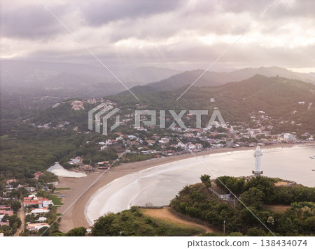 Cloudy morning over San Juan Del Sur in Nicaragua Cloudy morning over San Juan Del Sur in Nicaragua 138434074