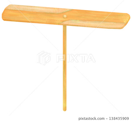 Simple illustration of a bamboo dragonfly 138435909