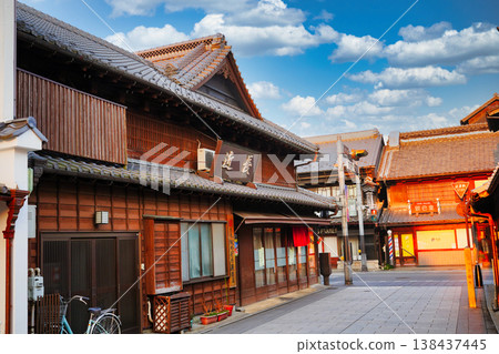 A scene from the bell-ringing street (Kawagoe City, Saitama Prefecture) 138437445