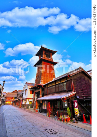 A scene from the bell-ringing street (Kawagoe City, Saitama Prefecture) 138437446