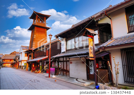 A scene from the bell-ringing street (Kawagoe City, Saitama Prefecture) A scene from the bell-ringing street (Kawagoe City, Saitama Prefecture) 138437448