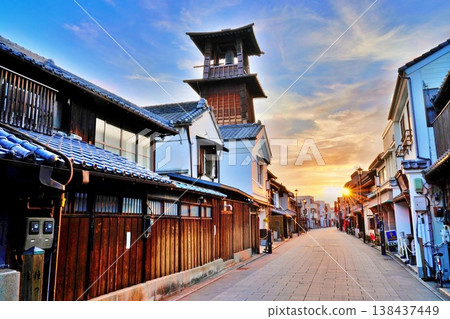 A scene from the bell-ringing street (Kawagoe City, Saitama Prefecture) A scene from the bell-ringing street (Kawagoe City, Saitama Prefecture) 138437449