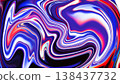 Vibrant abstract liquid swirl background featuring dynamic waves and streaks of blue, purple, red, and white. A captivating fluid art texture perfect for modern designs. 138437732