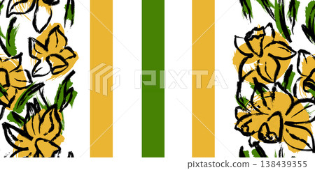 seamless pattern with flowers seamless pattern with flowers 138439355