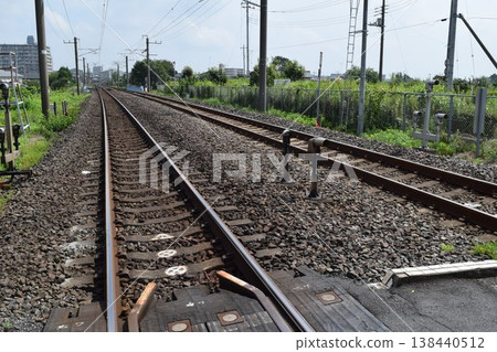 常磐線鐵軌茨城縣 138440512