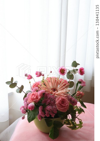 Pink flower arrangement Pink flower arrangement 138441135
