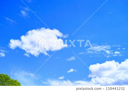 藍色的天空和雲圖像 藍色的天空和雲圖像 138441232