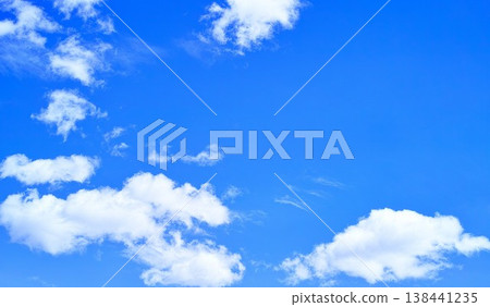 藍色的天空和雲圖像 138441235