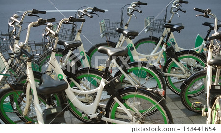 Public rental bicycles in Seoul, South Korea Public rental bicycles in Seoul, South Korea 138441654