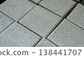 texture of square stone tile surface 138441707