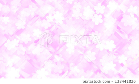 粉紅色花朵圖案背景 138441826