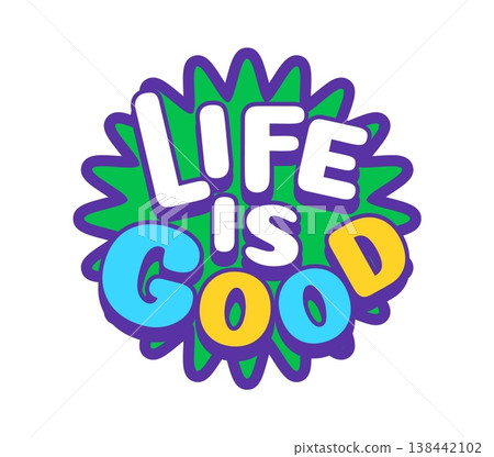 Retro Y2K groovy life is good sticker or funky patch. Funky 90s vector patch, Y2K cool sticker. Retro nostalgic tag or vintage 2000s label with colorful funky typography and wavy border Retro Y2K groovy life is good sticker or funky patch. Funky 90s vector patch, Y2K cool sticker. Retro nostalgic tag or vintage 2000s label with colorful funky typography and wavy border 138442102