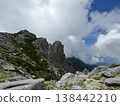 夏季北釜山脊上升起的雲朵 夏季北釜山脊上升起的雲朵 138442210