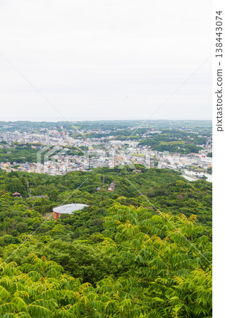 Yokoyama Observatory and the townscape of Shima in late May (Shima, Mie Prefecture) Yokoyama Observatory and the townscape of Shima in late May (Shima, Mie Prefecture) 138443074