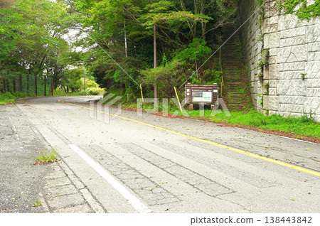 伊豆半島山脊步道:從船原峠進入達摩山。 伊豆半島山脊步道:從船原峠進入達摩山。 138443842