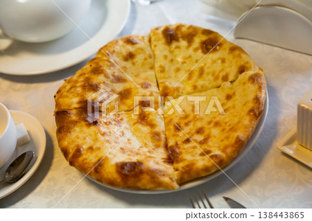 georgian food khachapuri georgian food khachapuri 138443865