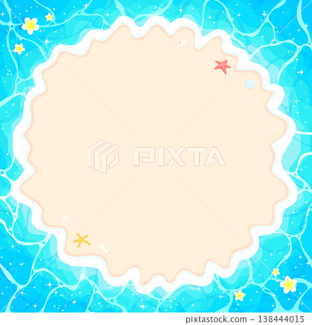 Sparkling shoreline frame_square Sparkling shoreline frame_square 138444015