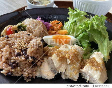 Khao Man Gai lunch plate Khao Man Gai lunch plate 138444339