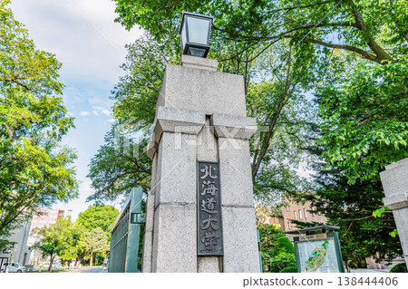 北海道大學, 札幌市, 北海道, 晴朗天氣 北海道大學, 札幌市, 北海道, 晴朗天氣 138444406
