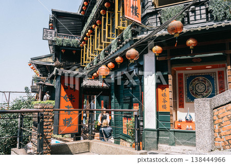 台灣九份旅遊景點茶館 138444966