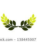 Laurel Wreath Vector Illustration for Award and Victory 138445007