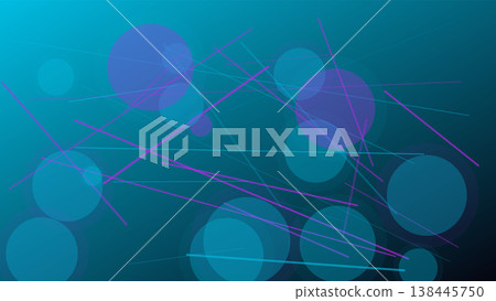 Futuristic Sci Fi Network Bokeh Background Design 138445750