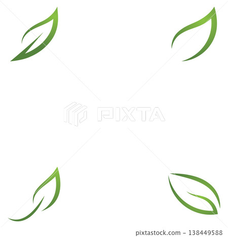 Green leaf ecology logo designs template  nature element vector icon 138449588