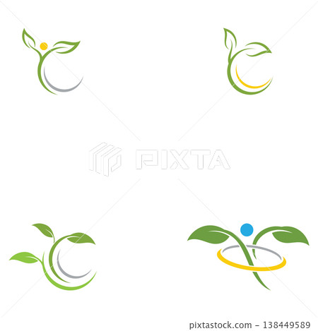 Green leaf ecology logo designs template nature element vector icon Green leaf ecology logo designs template nature element vector icon 138449589