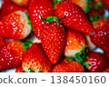 Fresh organic strawberries background, Fresh ripe organic strawberry 138450160