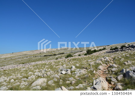 Moon Mountain on the island of Krk Moon Mountain on the island of Krk 138450484