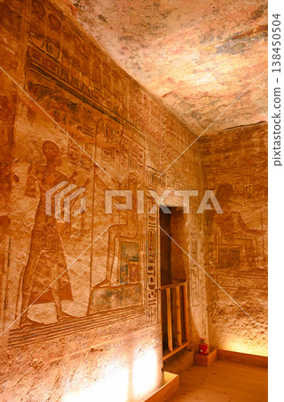 Abu Simbel Temple, Great Temple, Relief Abu Simbel Temple, Great Temple, Relief 138450504