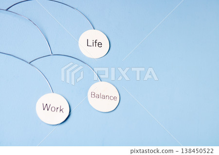 Work-Life Balance Mobile Concept Diagram Work-Life Balance Mobile Concept Diagram 138450522