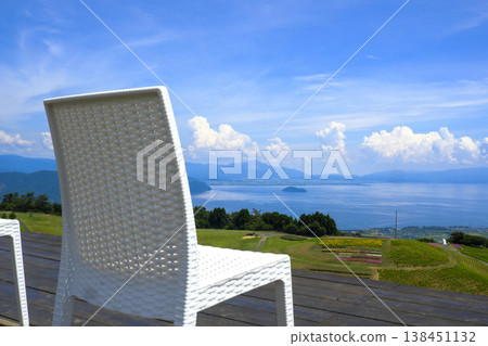 [Shiga Prefecture] Benches at Biwako Hakodateyama 138451132