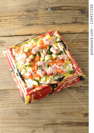 Chirashi sushi with plenty of toppings Chirashi sushi with plenty of toppings 138451588