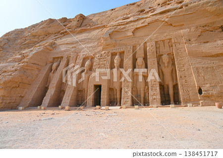 Abu Simbel Temple, Small Temple, Nubian Ruins 138451717