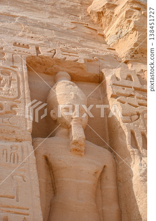 Abu Simbel Temple, Small Temple, Statue of Ramesses II Abu Simbel Temple, Small Temple, Statue of Ramesses II 138451727