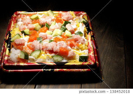 配料豐富的散壽司 配料豐富的散壽司 138452018