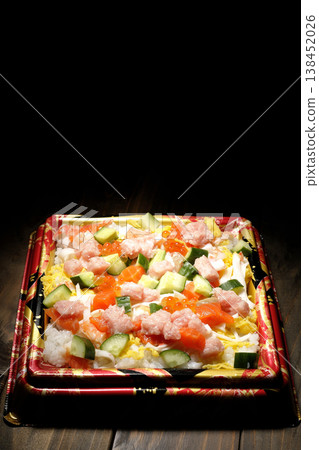 配料豐富的散壽司 配料豐富的散壽司 138452026