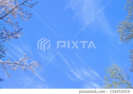 藍色的天空和雲圖像 藍色的天空和雲圖像 138452054