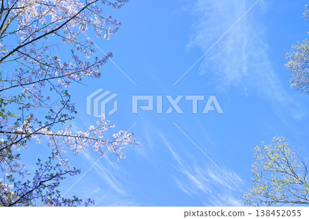 Blue sky and cloud image Blue sky and cloud image 138452055